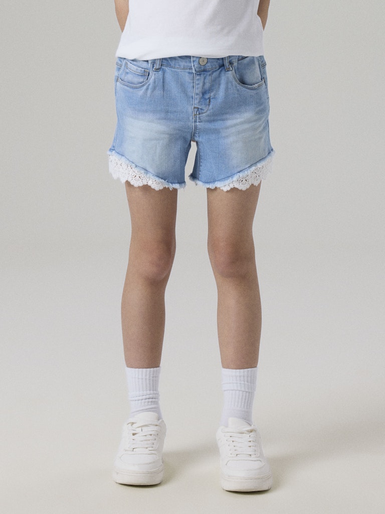 Name It Kids Salli Slim Dnm Shorts 5372-Ha Meisjes