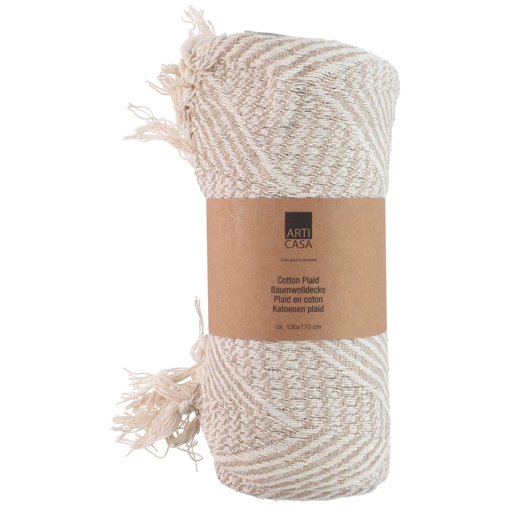 Articasa Plaid Beige 130X170Cm