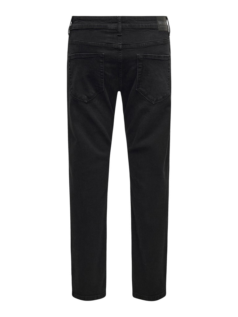 Only & Sons Weft Regular Black Mat Heren