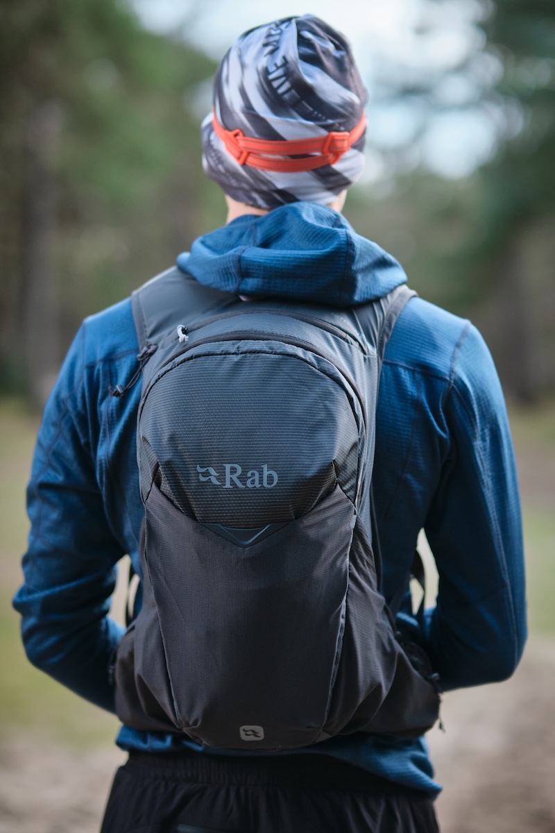 “Trailrunning rugzak Rab