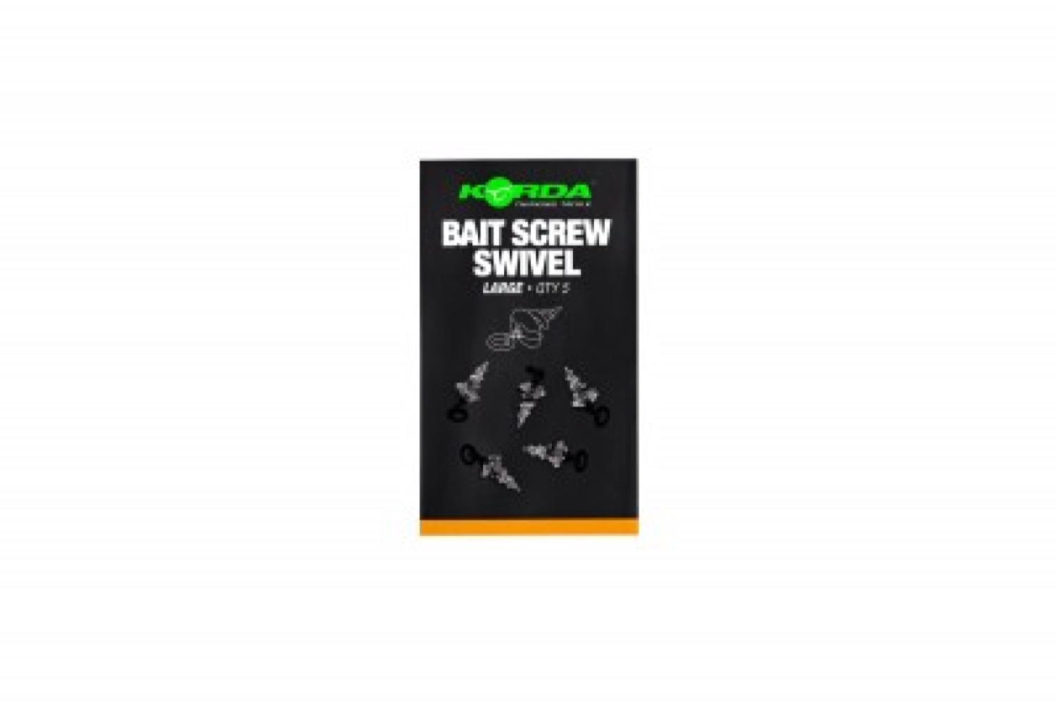Korda Micro Ring Swivel Bait Screw Medium (5 Pcs)