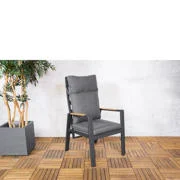 Sens-Line Victoria Adjustable Chair W.Teak Armrest