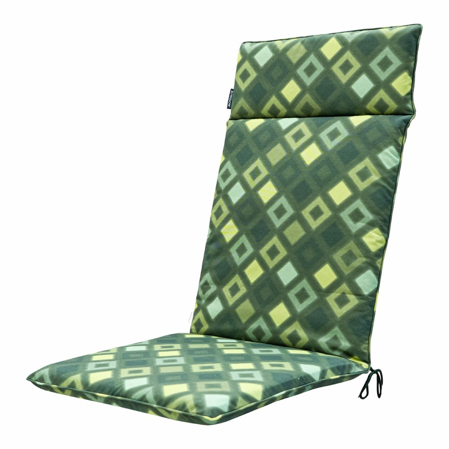 Madison Kussen Hoog 50x123x7 Grids Green