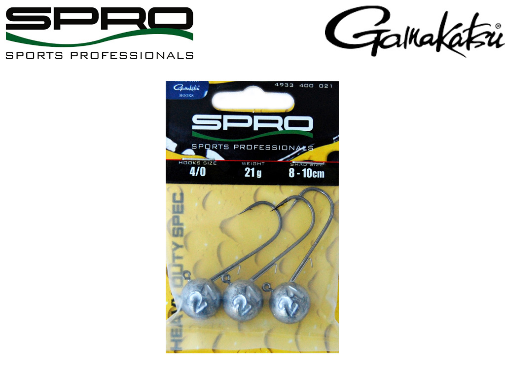 Spro Round Jig Head HD 4/0 21g 3St.
