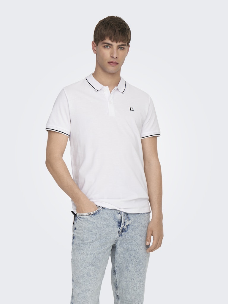 Only & Sons Fletcher Life Slim Ss Polo