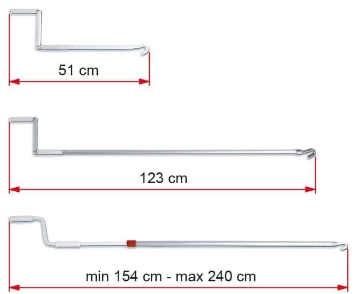 Fiamma Draaislinger Standaard 123Cm