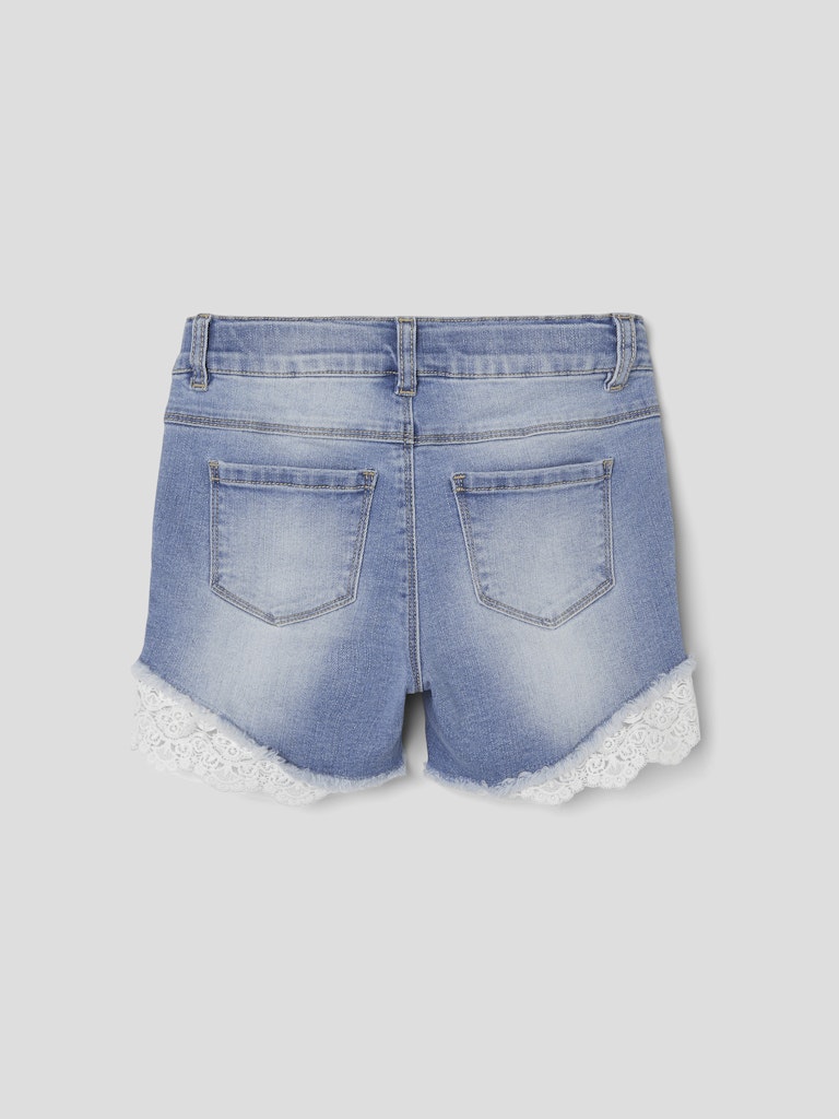 Name It Kids Salli Slim Dnm Shorts 5372-Ha Meisjes