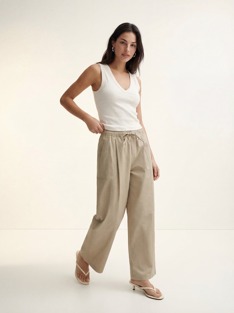 Vero Moda Chloe Sl Deep V-Neck Top Dames