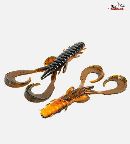 Molix Freaky Craw 2.8" - #452 UV Orange Pumpkin