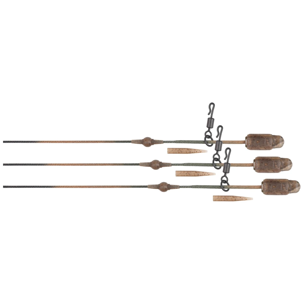 Fox Edges Naturals Heli-Clip Rigs 50Lb Lcx3