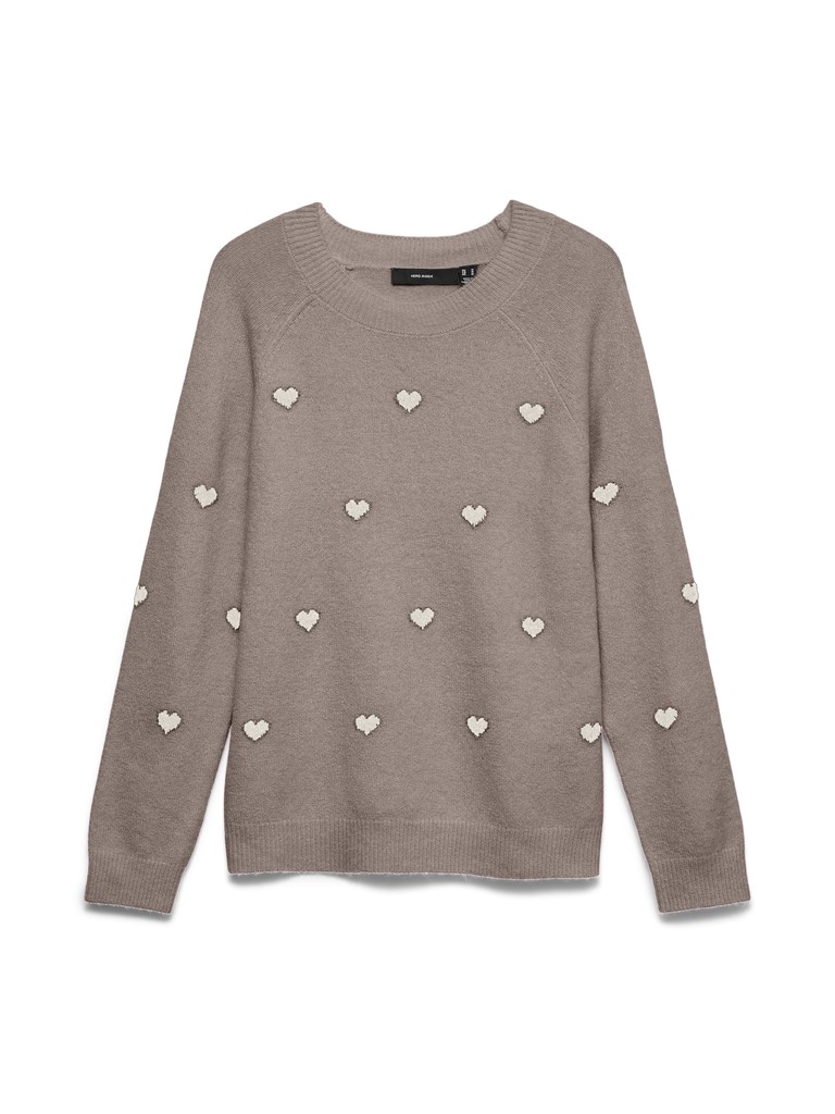 Vero Moda Doffy Intarsia LS O-Nck Pullov Dames