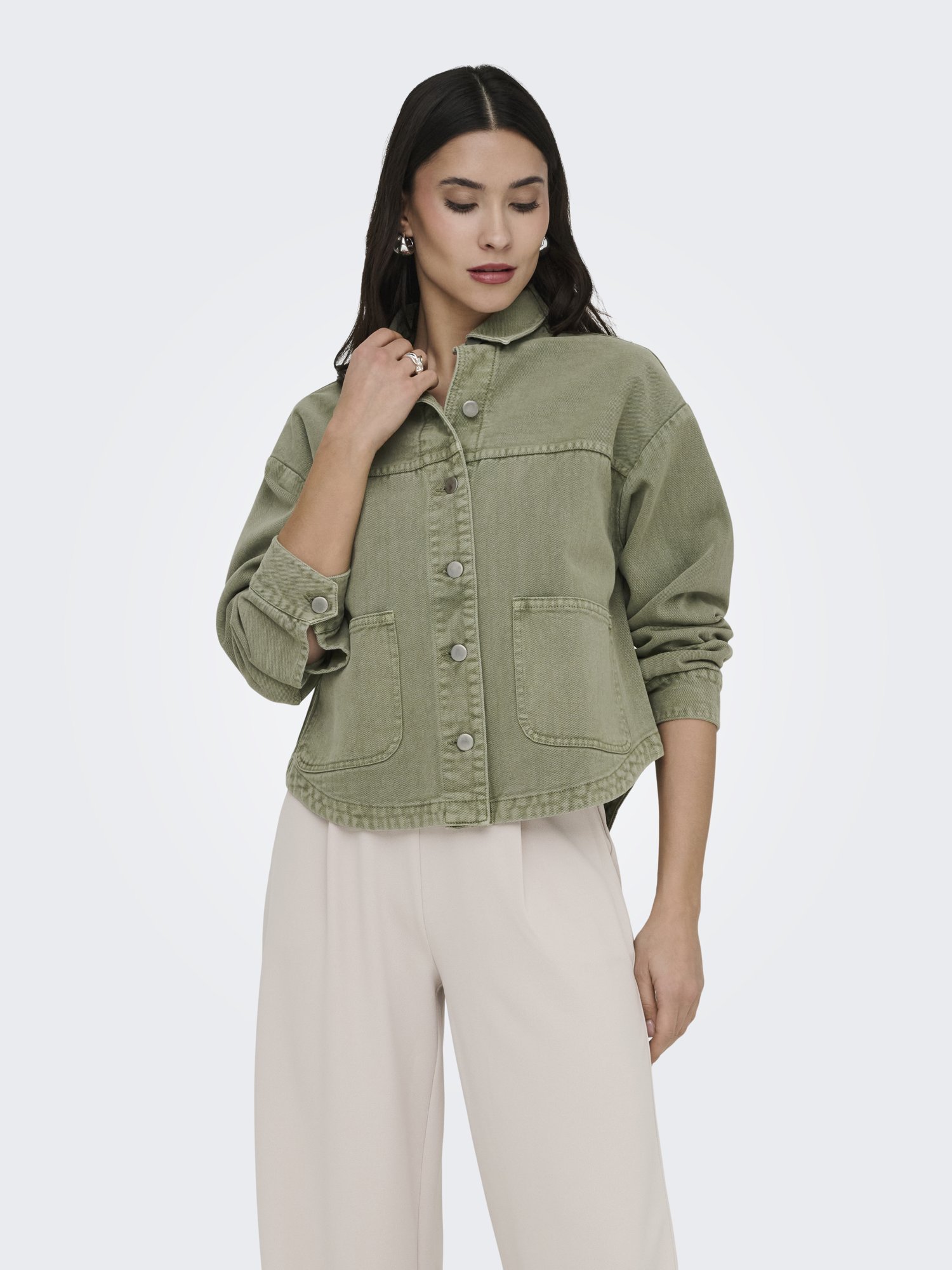 Jacqueline de Yong Noma L/S Shacket Dames
