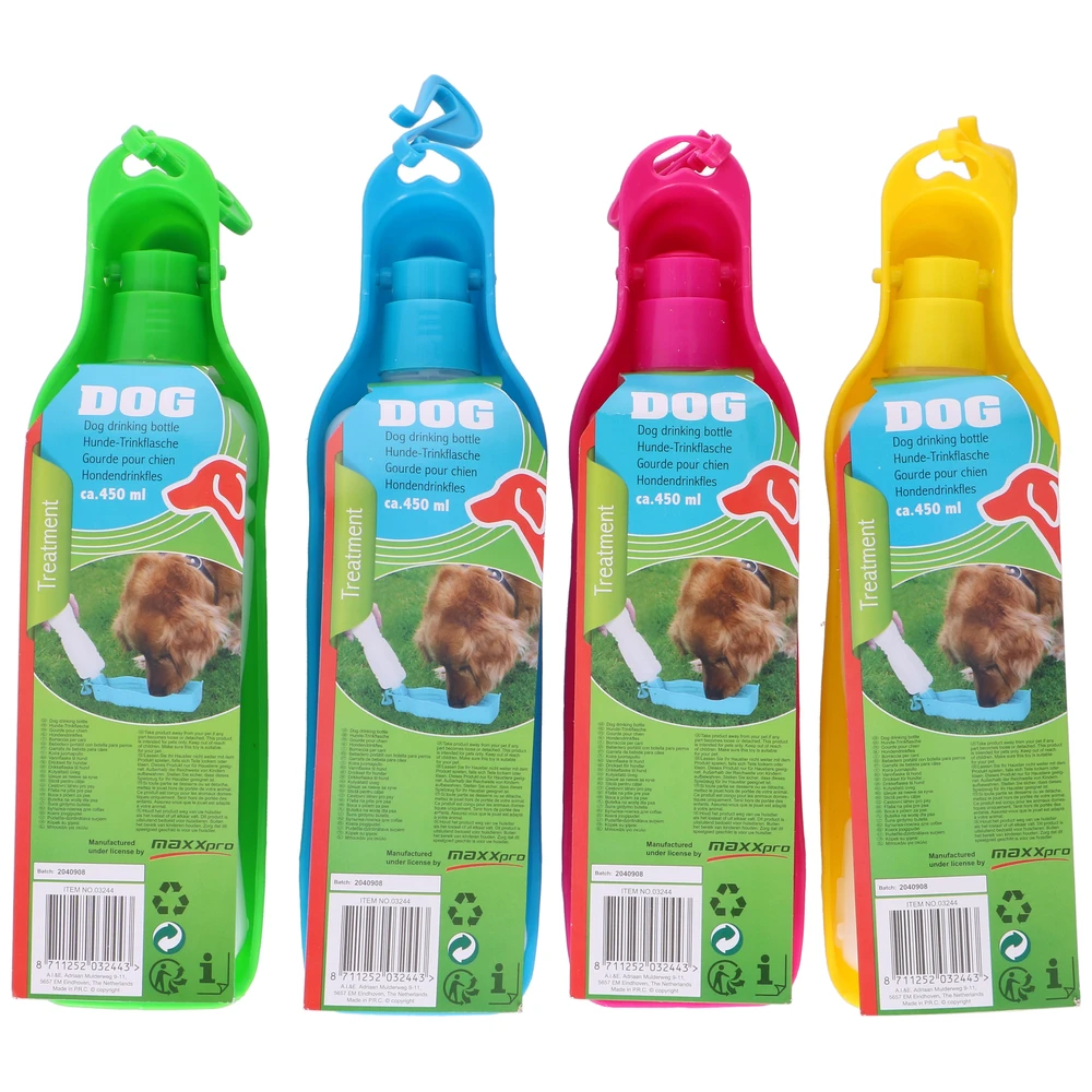 Pet Treatment Hondendrinkfles 450Ml 4Ass