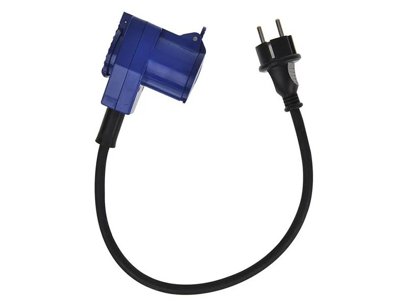 Proplus Cee Verlengkabel 40Cm Van Schuko Naar Haakse Contra
