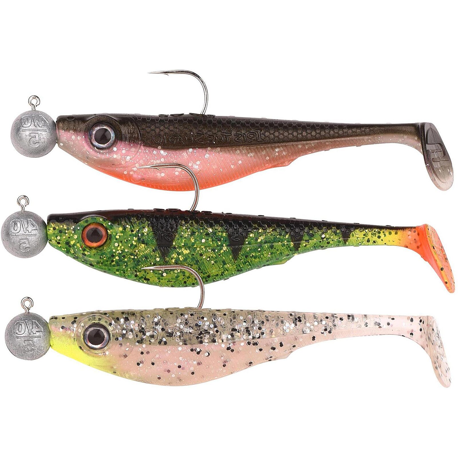 Spro Iris Shad To Go 8Cm Uv Salt&Peper.Perch. Olive 3Gr