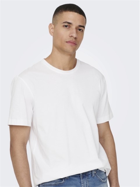 Only & Sons Max Life Ss Stitch Tee Heren
