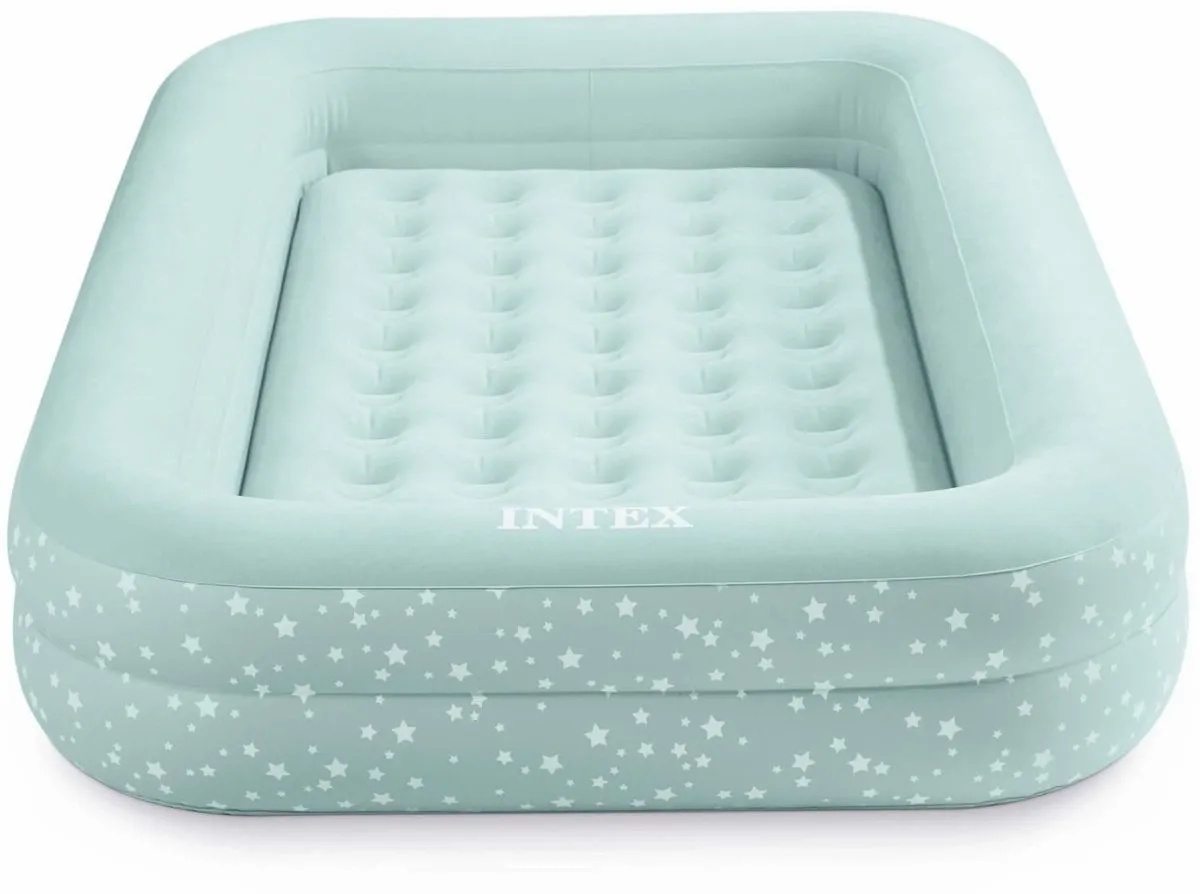 Intex Kidz Travel Bed Met Handpomp Turquoise