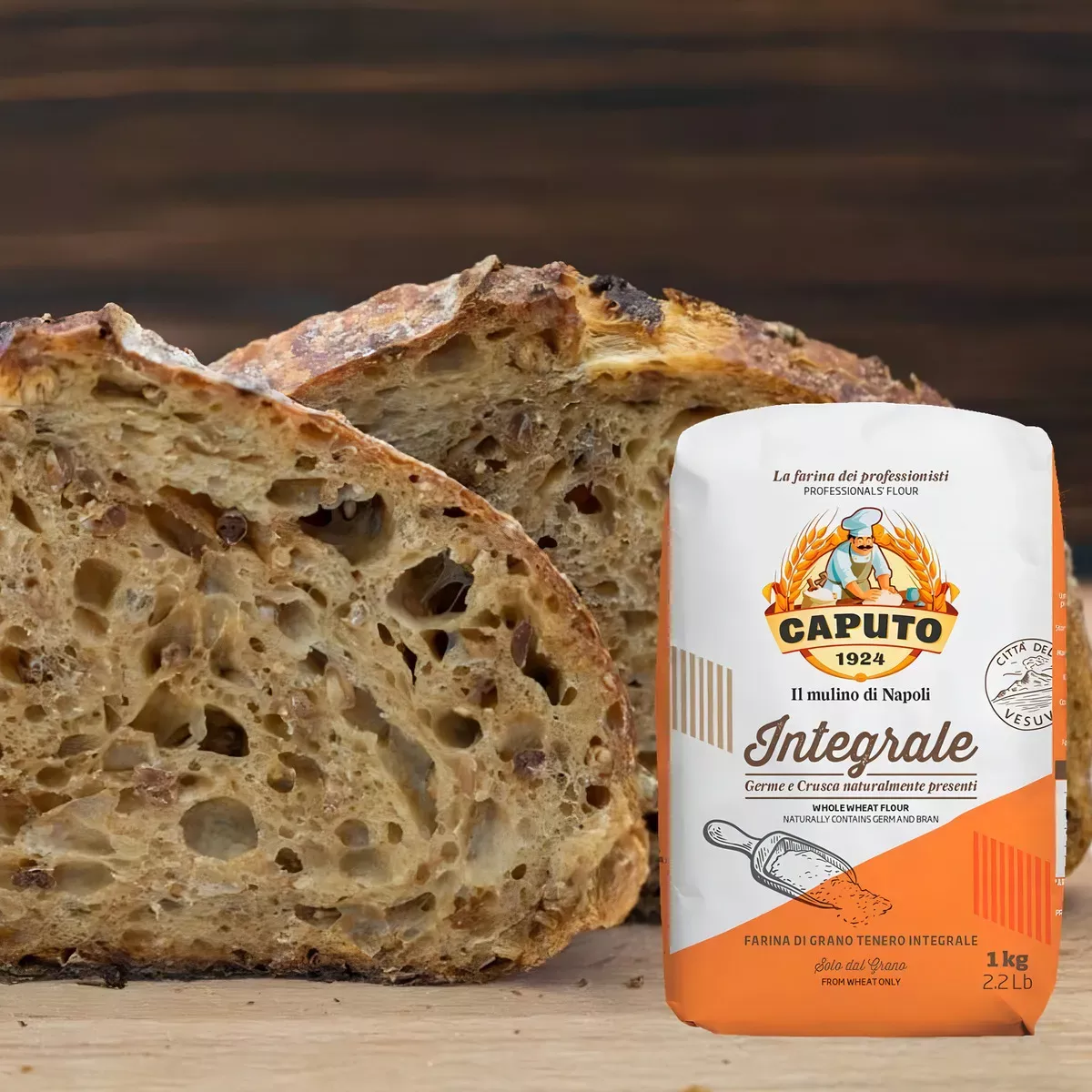 Caputo Integrale Volkorenmeel 10X 1Kg