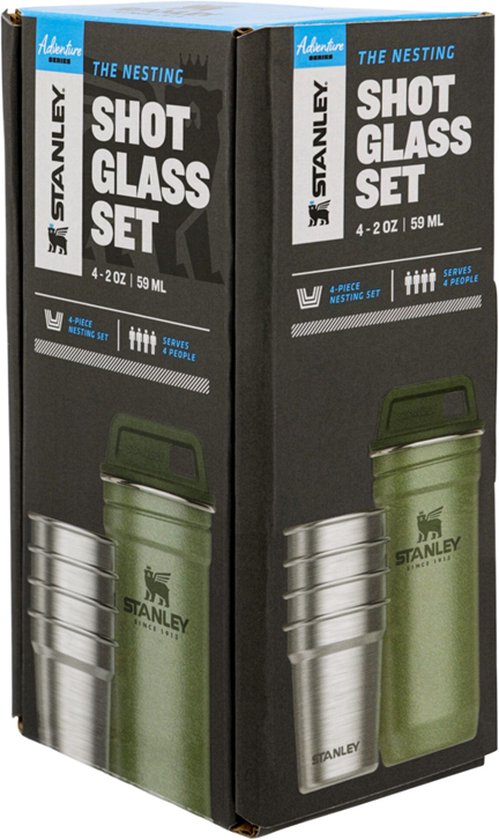 Stanley The Nesting Shot Glass Set – 2oz/0.059l – Hammertone Green