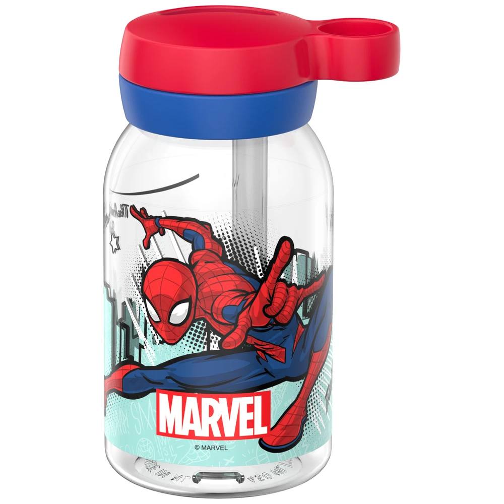 Mepal Drinkfles Met Rietje Campus 450 Ml - Spiderman
