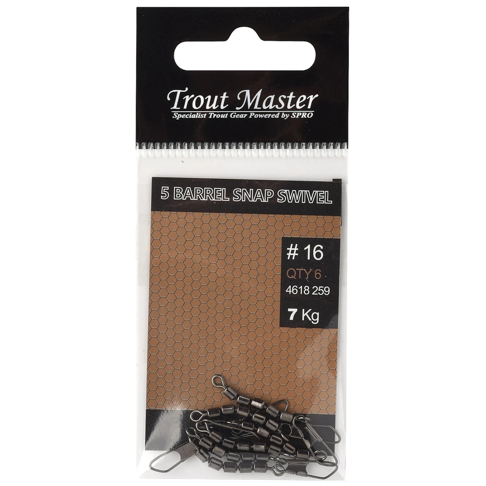 Trout Master 5 Barrel Swivel #18
