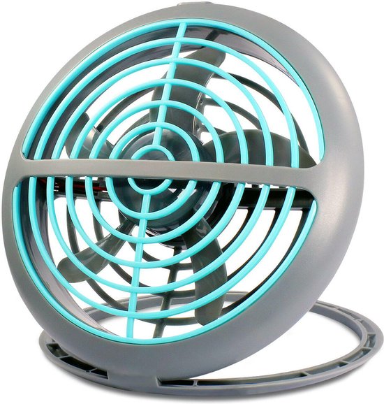Outdoor Usb Ventilator Inklapbaar - Ufo - Grijs/Blauw