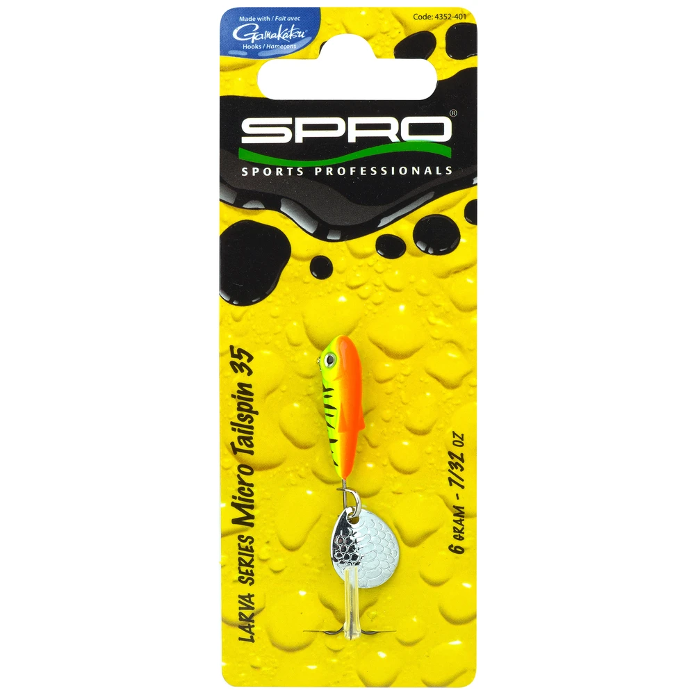 Spro Larva Micro Tailspin Firetiger 6G