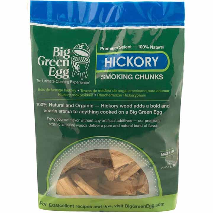 Big Green Egg Hickory Wood Chunks