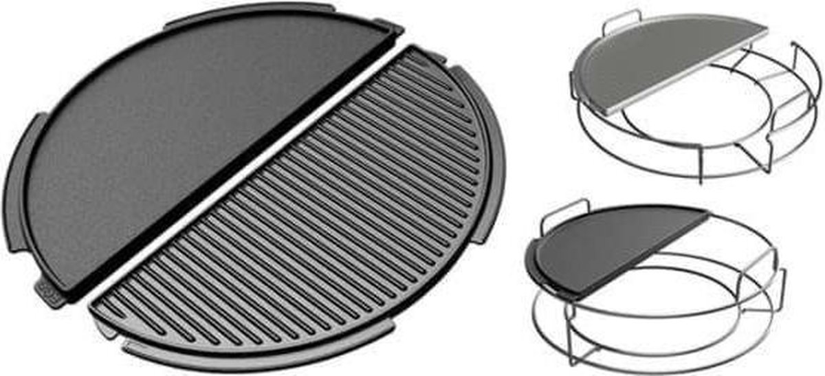 Big Green Egg Half Cast Iron Plancha 2Xl, XL