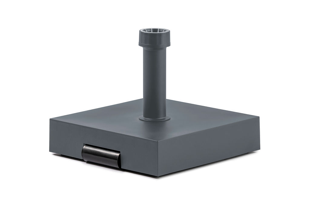 Helcosol Parasolvoet Beton Antraciet 35kg Verrijdbaar