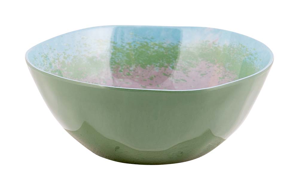 Bo-Camp Servies Halo Blauw/Groen 12-delig