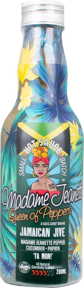 Madame Jeanette Hot Sauce Jamaican Jive - Hot Sauce 0,2L