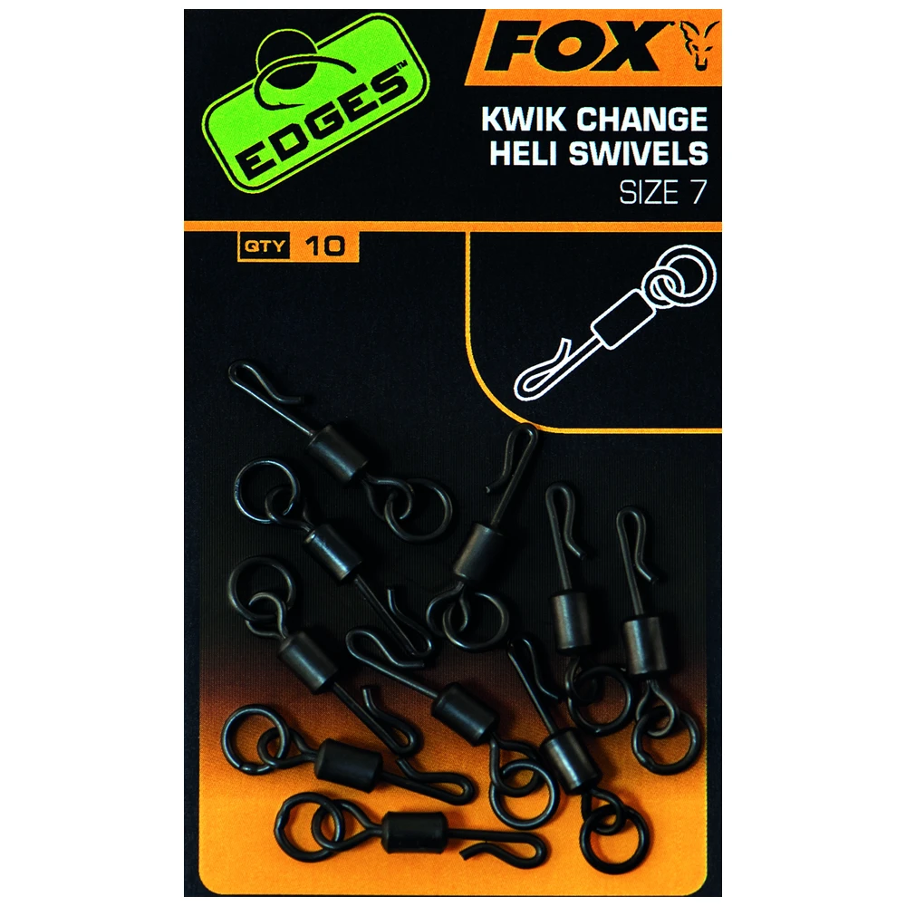 Fox Kwik Change Heli Swivels Size 7