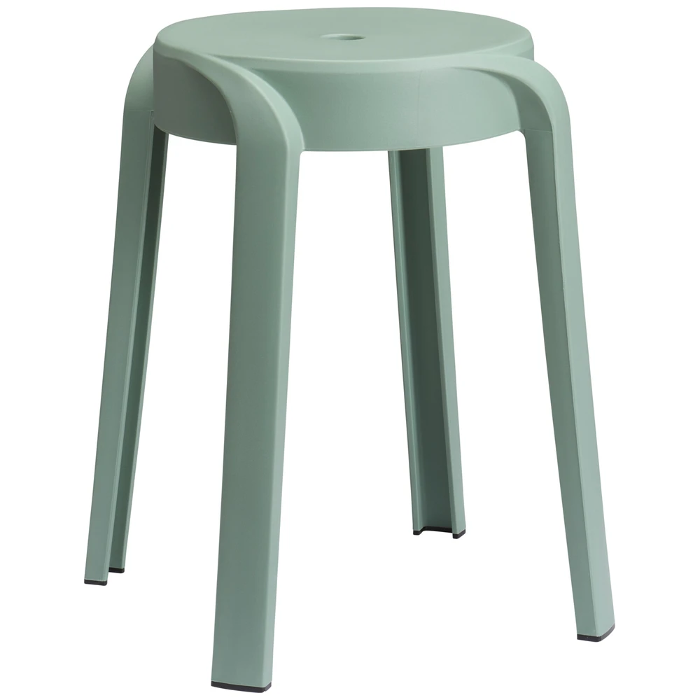 Kruk Stapelbaar PP Met UV Bescherming 34X34X45Cmkleur 1 Lichtgroen