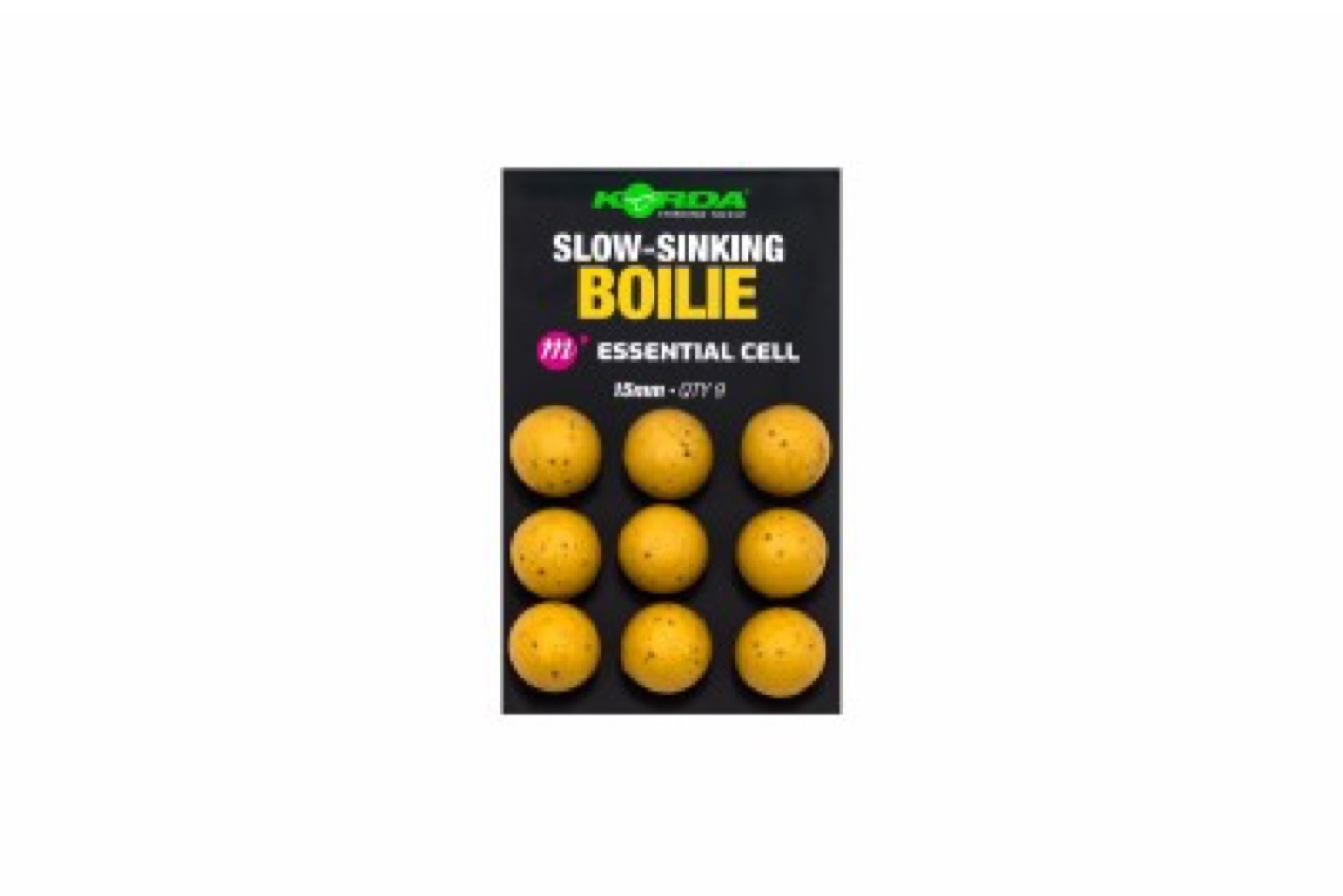 Korda Slow Sinking Boilie Essential Cell 18Mm