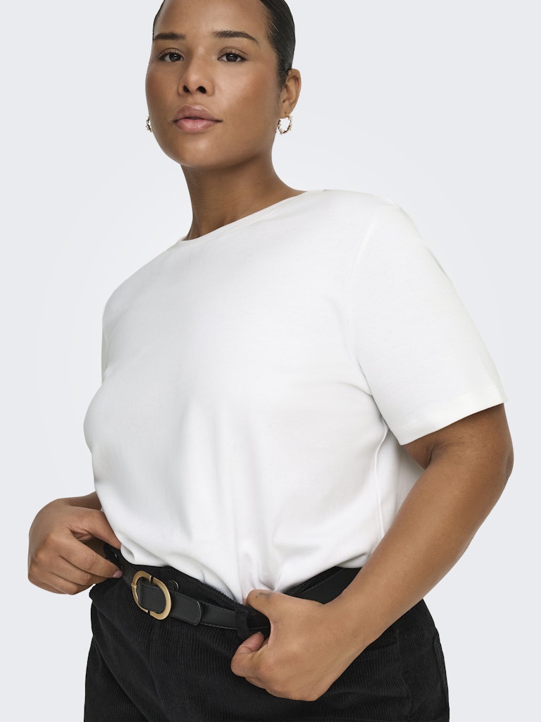 Only Carmakoma Jen Life SS Jeans Tee Dames