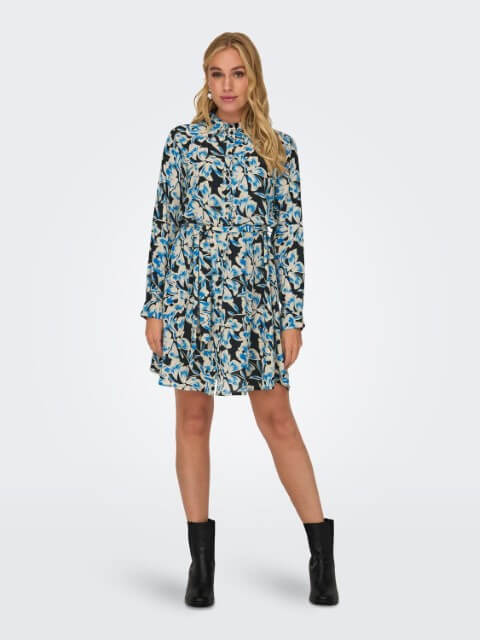 JDY Ace Lange Mouw Shirt Jurk Dames