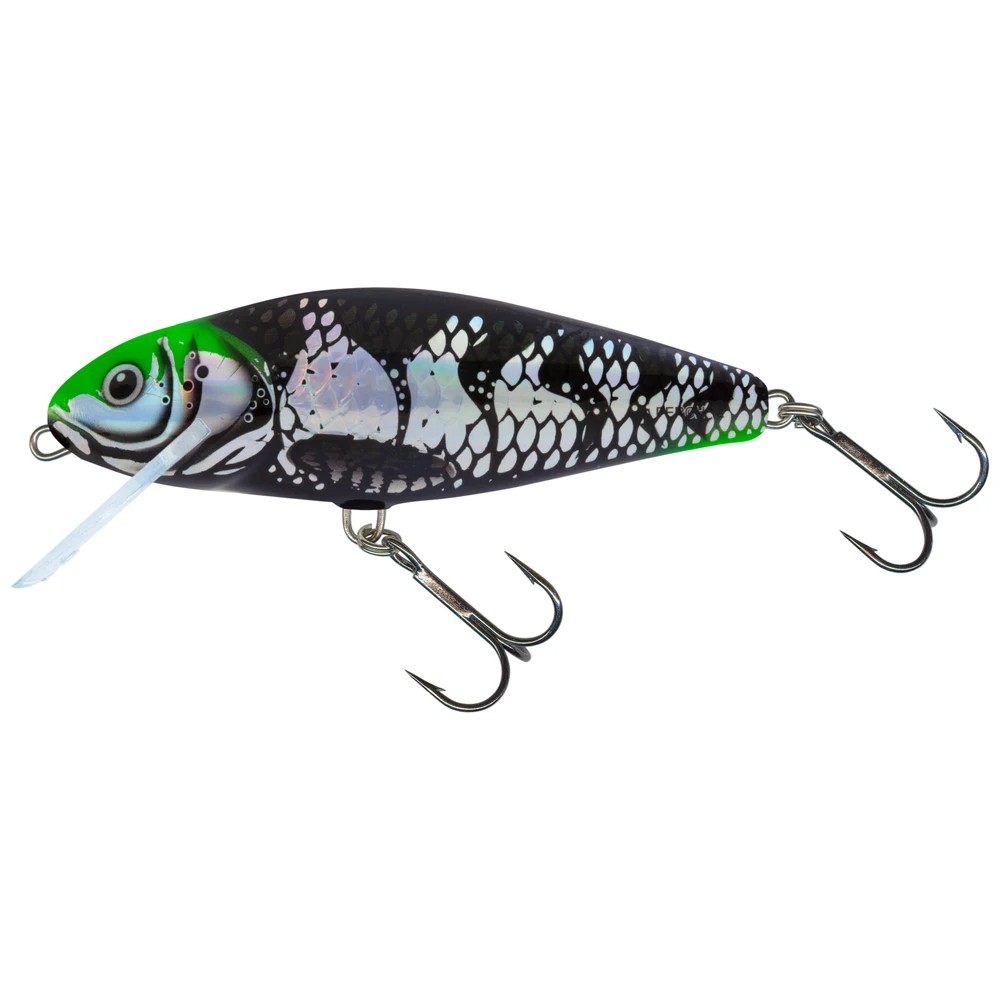 Salmo Perch Flo 8CM Holo Dark Green Head