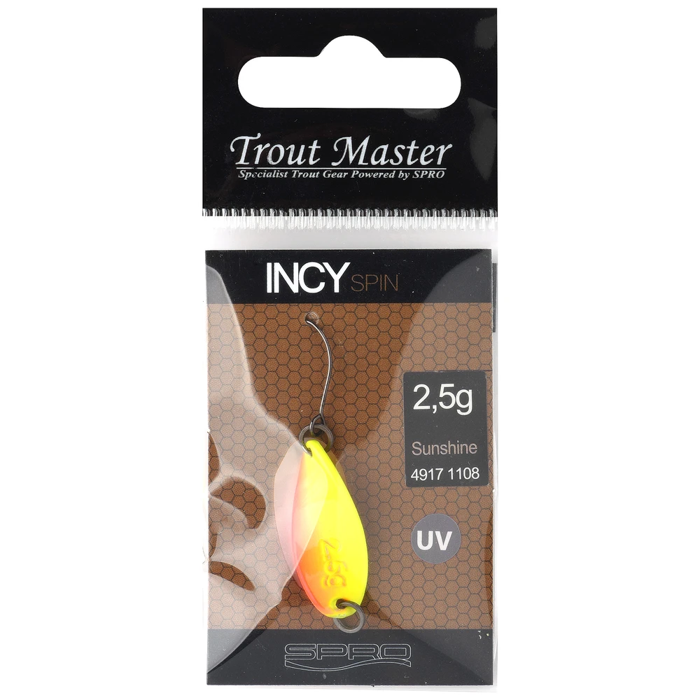 Spro Incy Spin Spoon Sunshine 2.5G