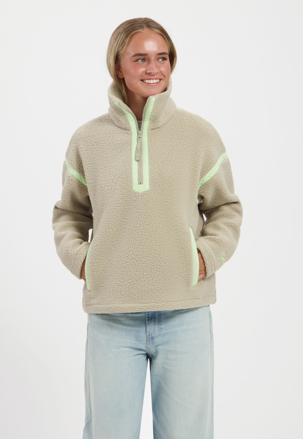 Kjelvik Sherpa Fleece Sweater Jana Dames