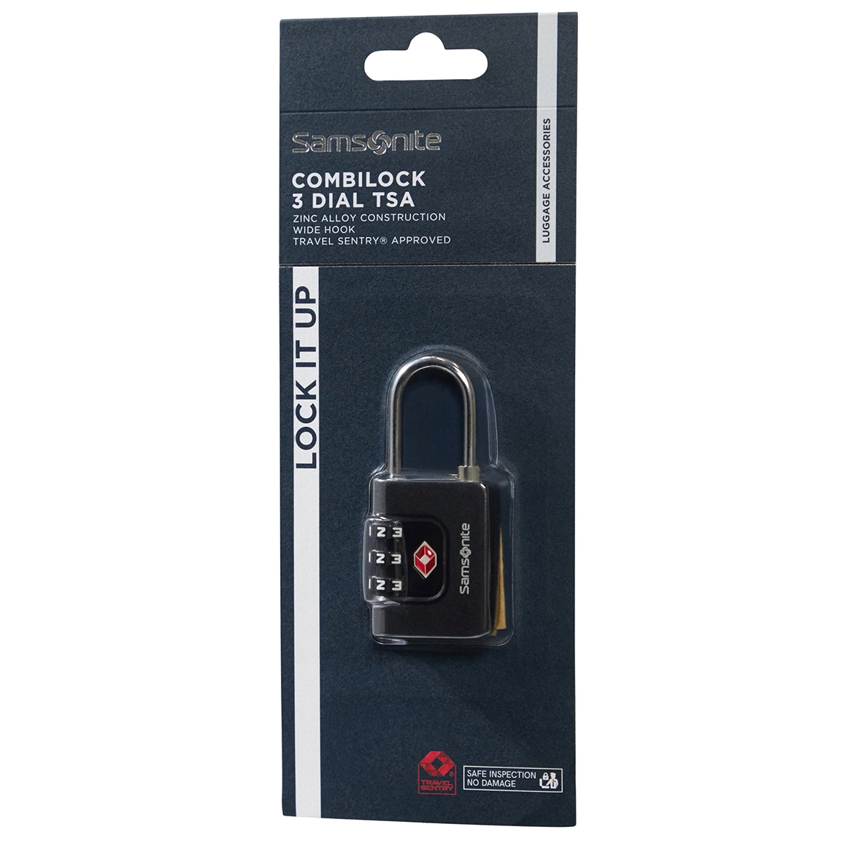 Samsonite Ta Revolution Combilock 3 Dial Tsa - Black