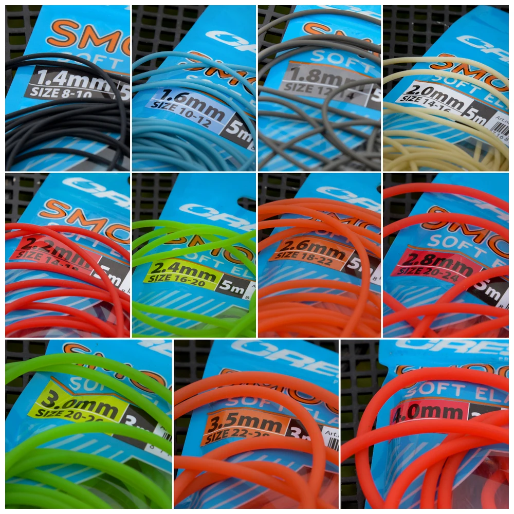 Cresta Smooth Soft Elastic Black 1.4Mm 5M