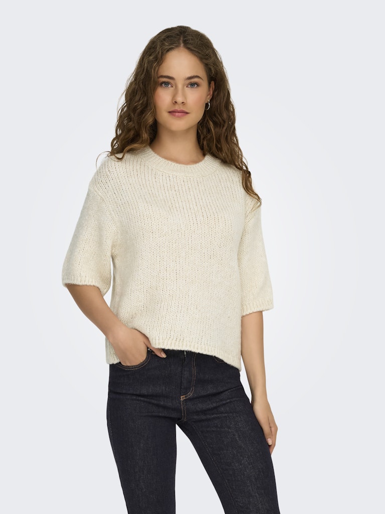 Jacqueline DE Yong Linea S/S Pullover O-Neck Knt Dames