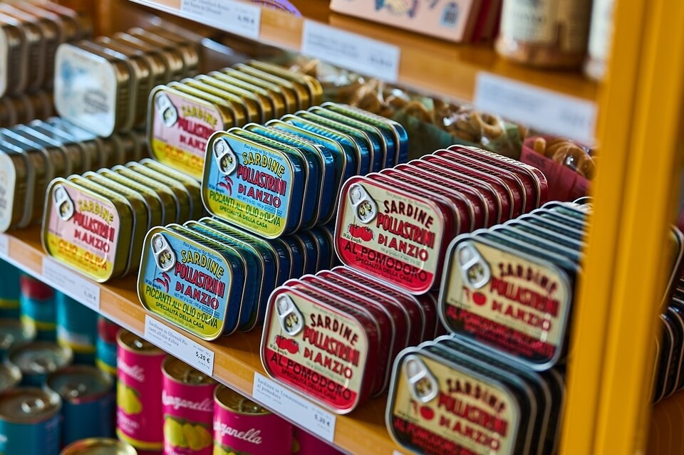 Pollastrini Sardines In Pikante Olijfolie 100 Gr