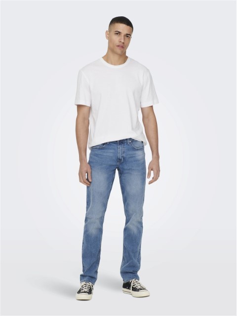 Only & Sons Max Life Ss Stitch Tee Heren