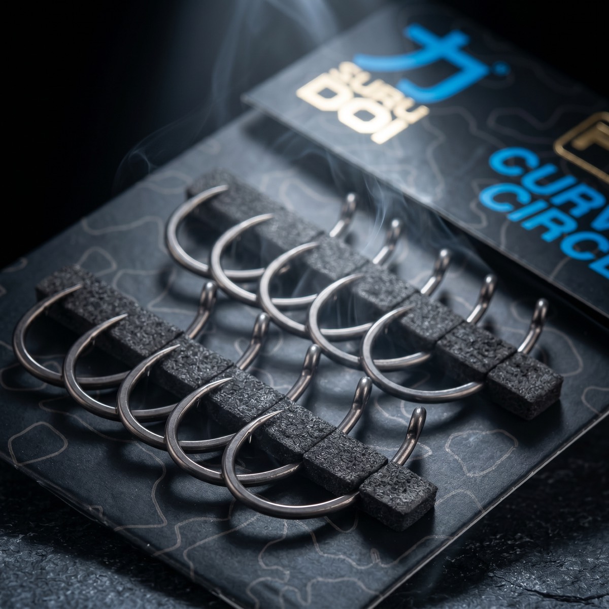 PB Products Surudoi Curved Circle Hook Ptfe 10Pcs Size 6
