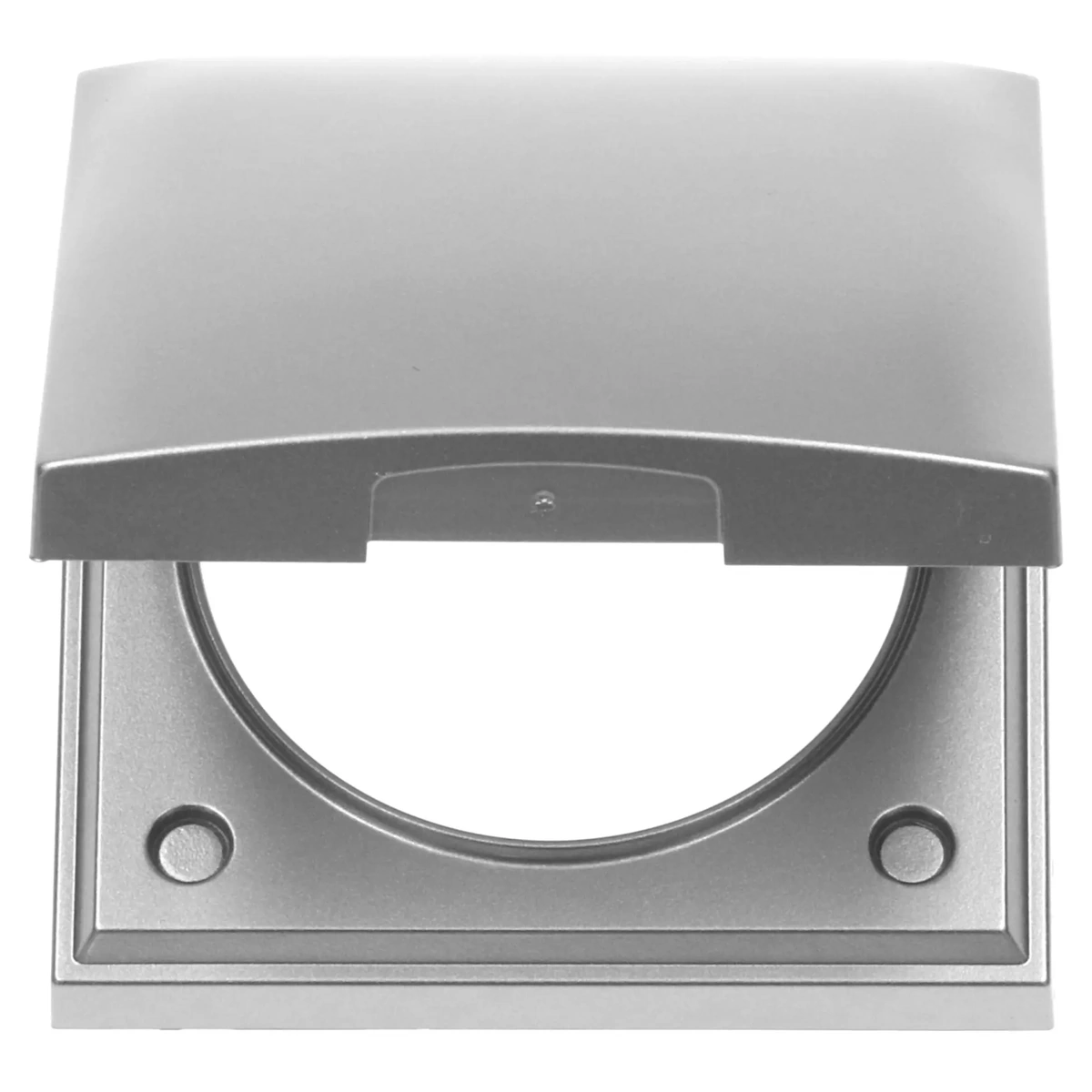 Berker Afdekraam Met Klep Stainless Steel Gelakt