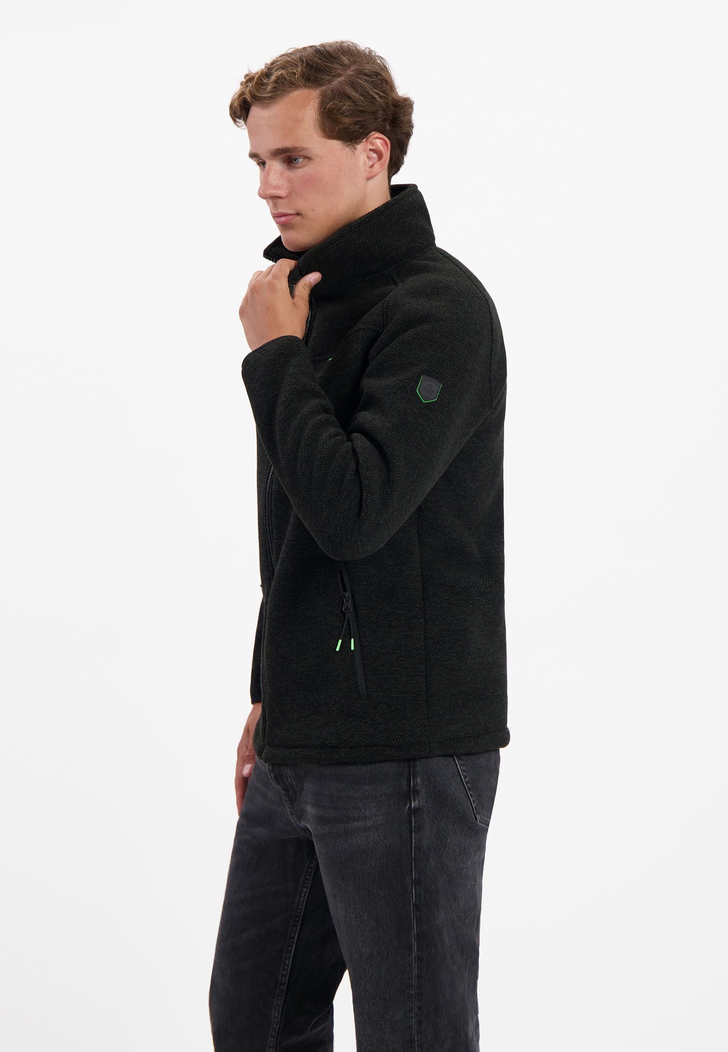 Kjelvik Cardigan Fleece Darius Heren