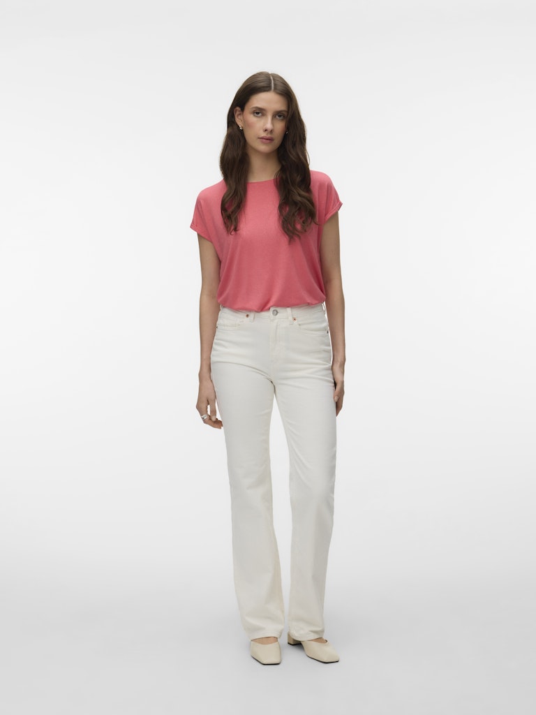 Vero Moda Lava Glitter SS Top Stripe LX Dames
