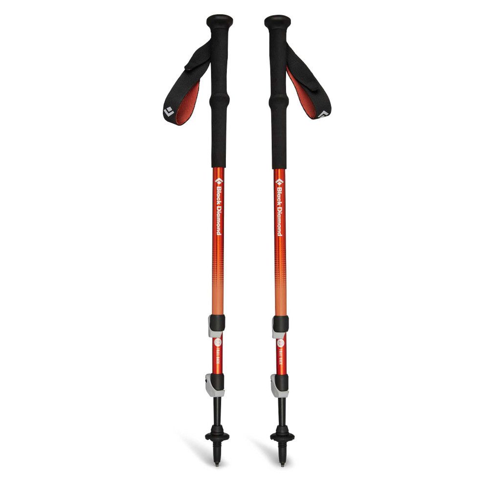 MultiMotion wandelstok met drukknop verstelling Rood paisley - Scholten